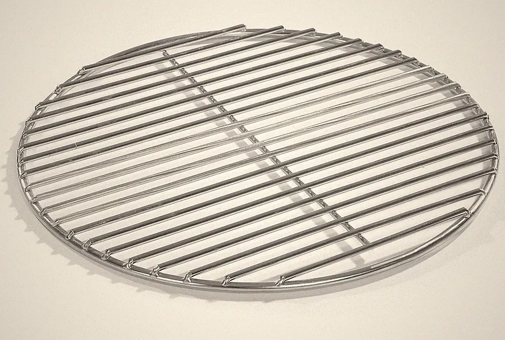 80cm Grill rund Edelstahl, 4mm Stäbe Grillrost V2A Feuerschale Kamin Feuerkorb