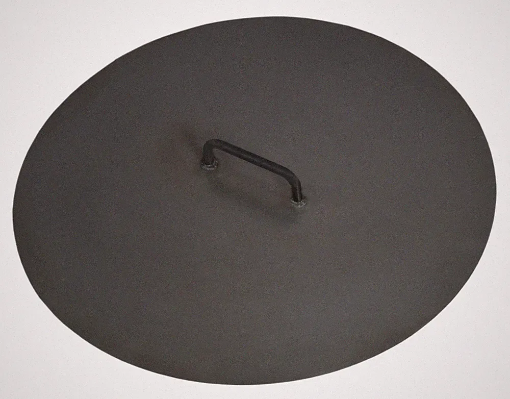 Deckel Abdeckung Cover Feuerschale 60 70 80 100 cm Feuerstelle Feuerkorb Grill