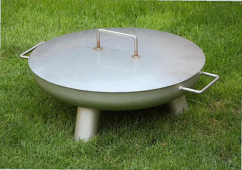 Deckel Edelstahl für Feuerschale 60cm 600 mm Funkenschutz