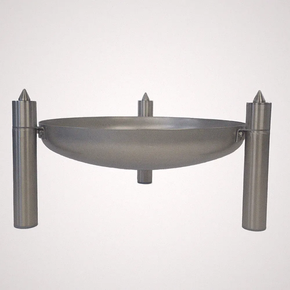 Edelstahl Feuerschale Diabas 60 cm