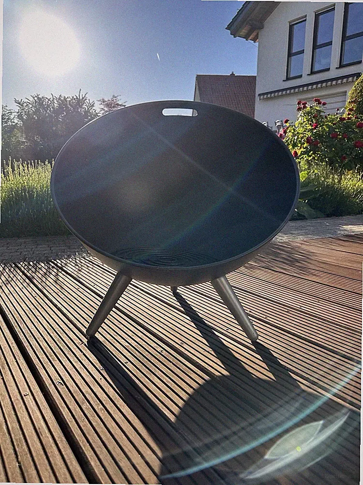 Eva Solo FireGlobe Design-Feuerschale Feuerkorb Feuerstelle Schwarz