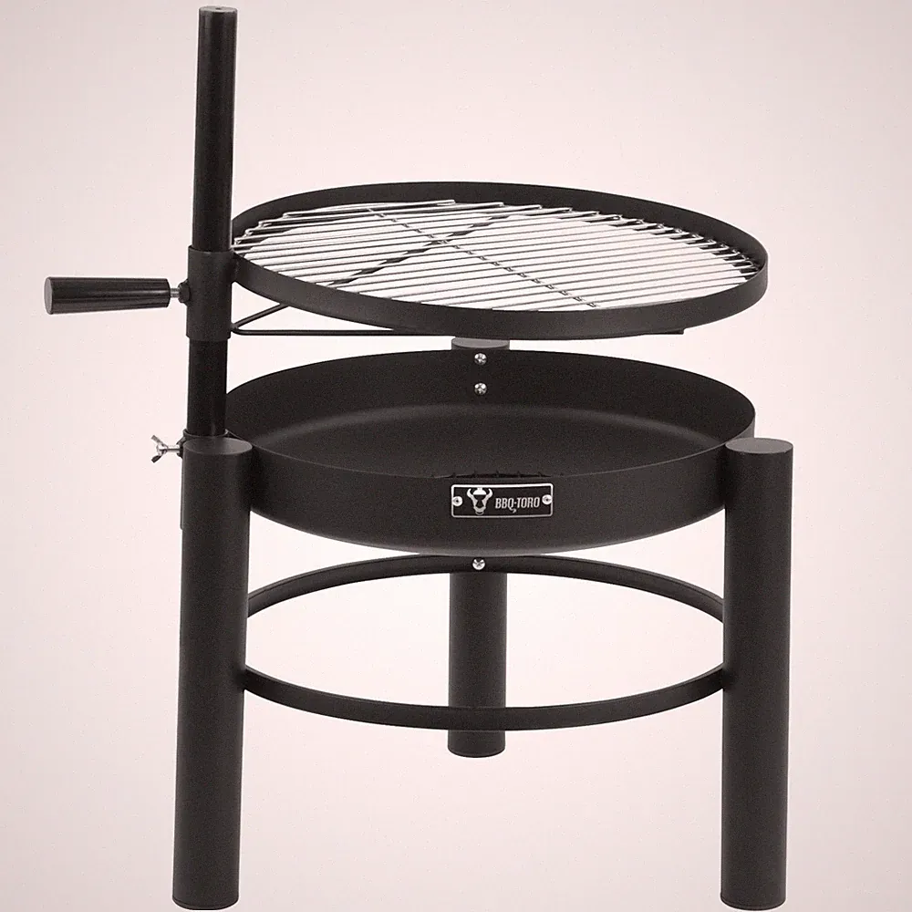 Feuerschale mit Grillrost Feuerstelle Ø 50 cm Feuerkorb Holzkohlegrill BBQ-Toro