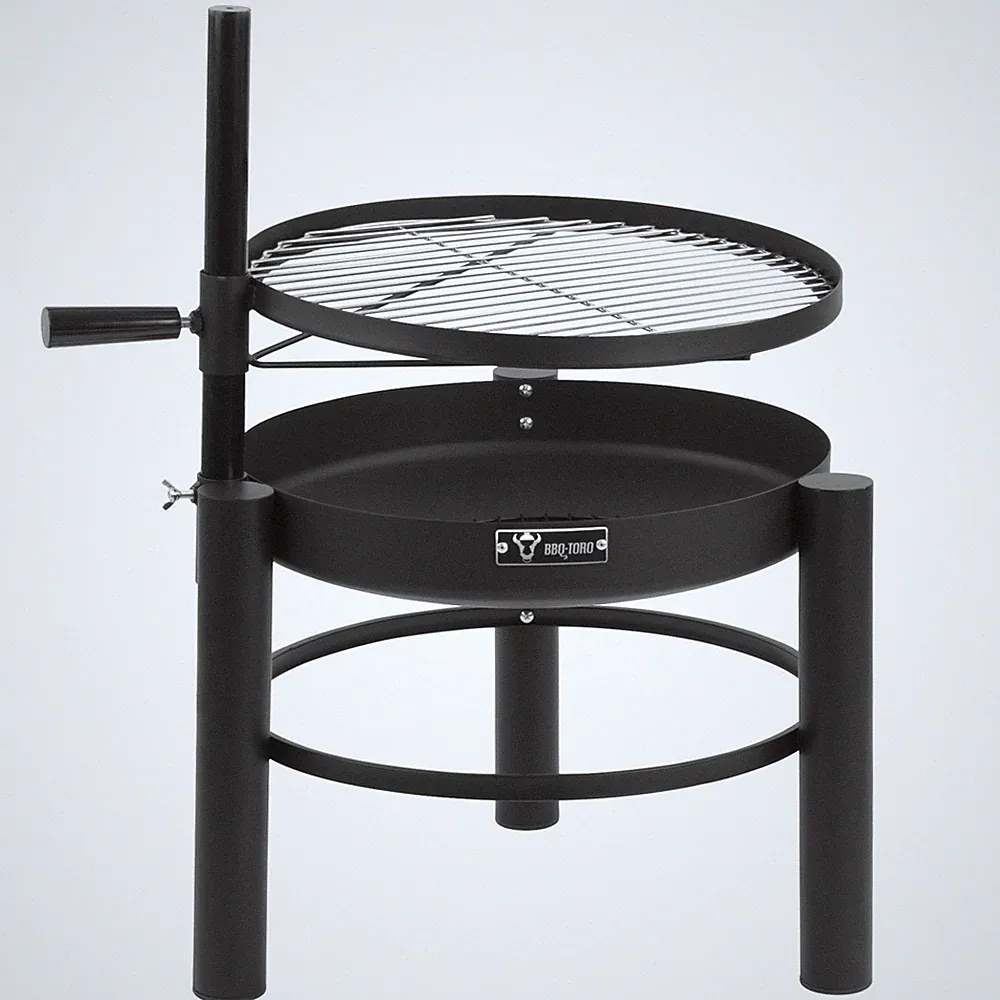 Feuerschale mit Grillrost Feuerstelle Ø 50 cm Feuerkorb Holzkohlegrill BBQ-Toro