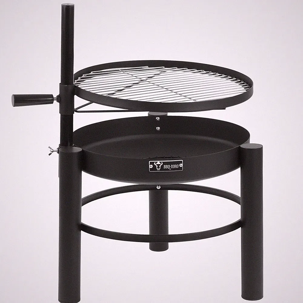 Feuerschale mit Grillrost Feuerstelle Ø 50 cm Feuerkorb Holzkohlegrill BBQ-Toro
