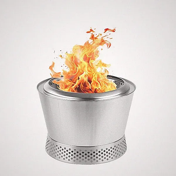 Flame Engine Feuerschale rauchfrei Vulcano Yellowstone Edelstahl 38cm