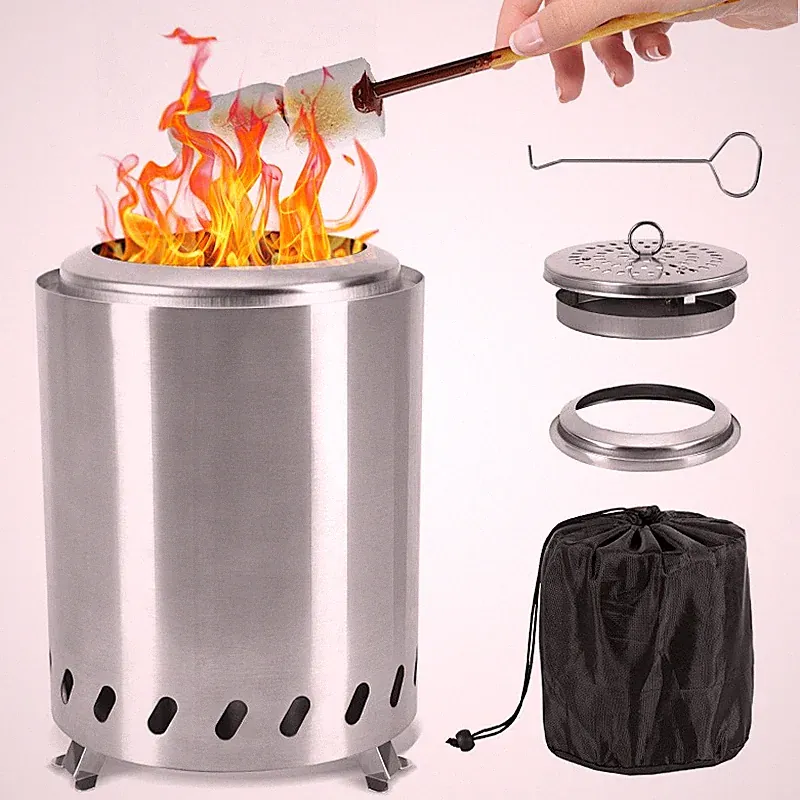 Rauchfreie Feuerschale Ø15x19.5cm Feuerstelle inkl. Zubehör Feuerschalen Kamin