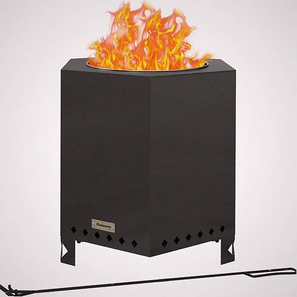 feuerschale edelstahl rauchfrei