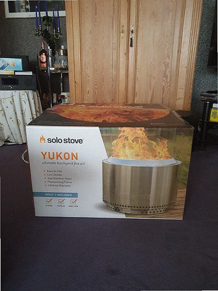 Solo Stove YUKON Feuerstelle mit Ständer - Silber