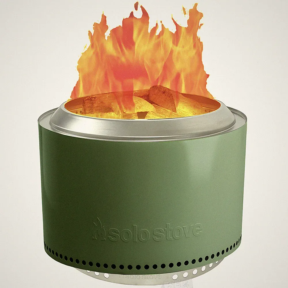 Solo Stove Yukon V2.0 Deep Olive Grün Feuerstelle Feuerschale Feuerkorb Kamin