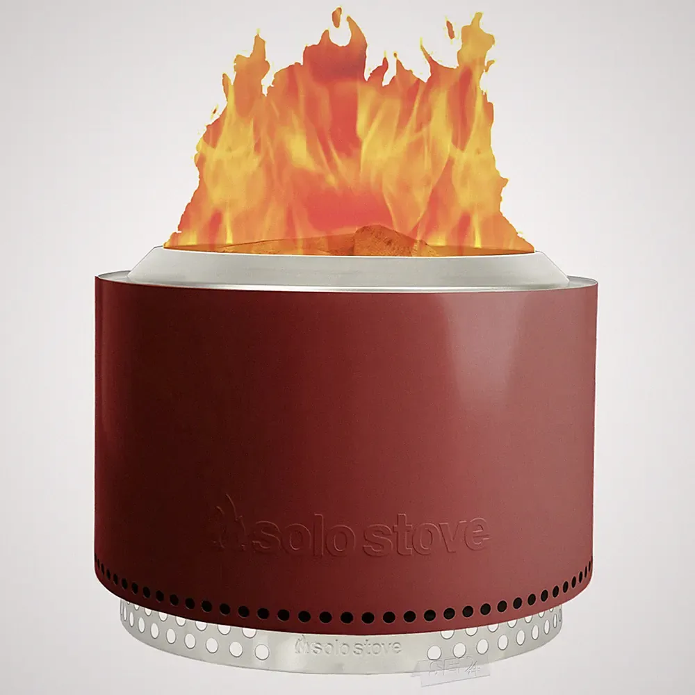 Solo Stove Yukon V2.0 Mulberry Rot Feuerstelle Feuerschale Feuerkorb Holz Kamin