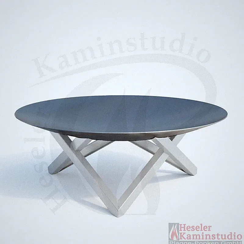 Svenskav Design Feuerschale Futura Super XXL Edelstahl (80 cm)